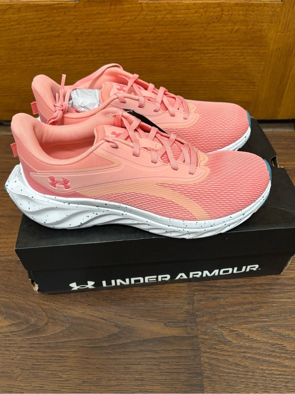 Under Armour Charged+ Ascend Women’s Running Shoes Pink Size 9 NIB - Picture 5 of 10